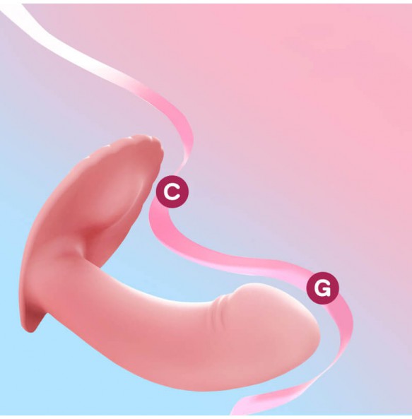 MizzZee - Petite Shell Wearable Egg Vibrator (Support Connect WeChat Mini Programs - Chargeable)